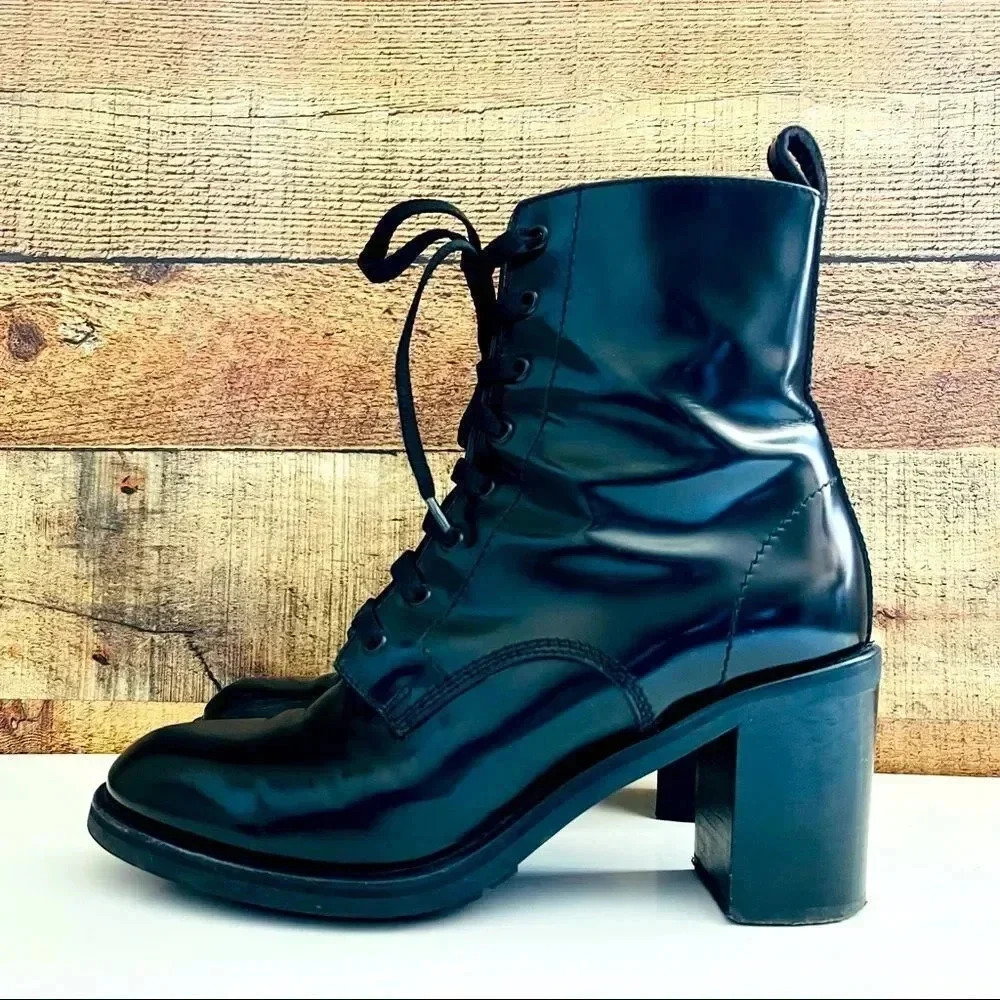 AGL Leather Heeled Boots - Picture 2 of 10